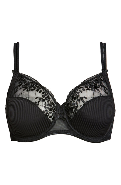 Chantelle Pont Neuf Ivory/ Black Bra
