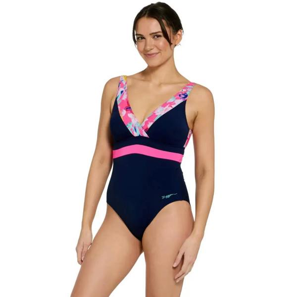 Zoggs Squareback Paradiso Swimsuit
