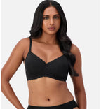 capri lingerie sleepwear & swimwear launceston tasmania Triumph Gorgeous Mamabel Mama Lace Black / Ivory Nursing / Maternity Bra