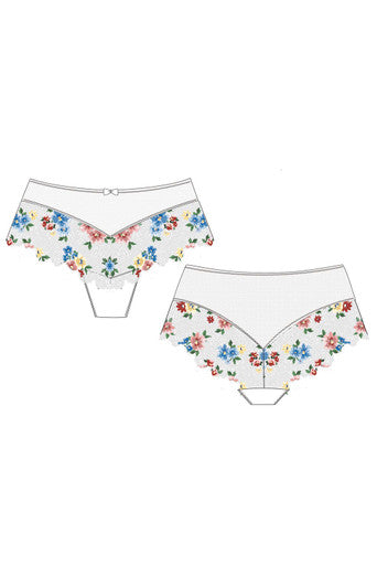 Panache Allure Bloom Demi Balcony Bra Capri Lingerie, Sleepwear & Swimwear Launceston Tasmania