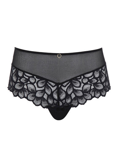 Capri Lingerie Sleepwear and Swimwear Launceston, Tasmania Panache Allure Black Deep Brief