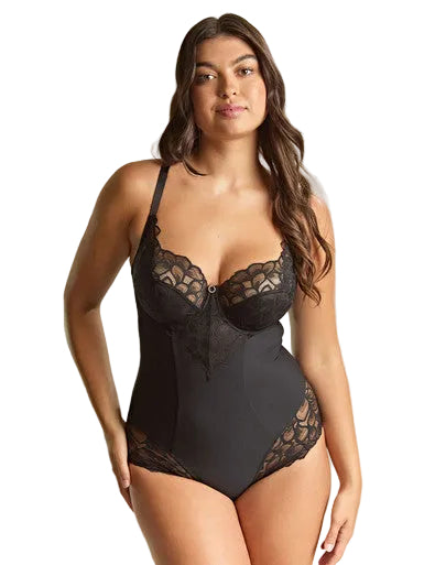Capri Lingerie Sleepwear Swimwear Launceston Tasmania 10767 Allure Bodysuit black 