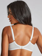 Panache Charlotte Balcony Anglaise White Bra
