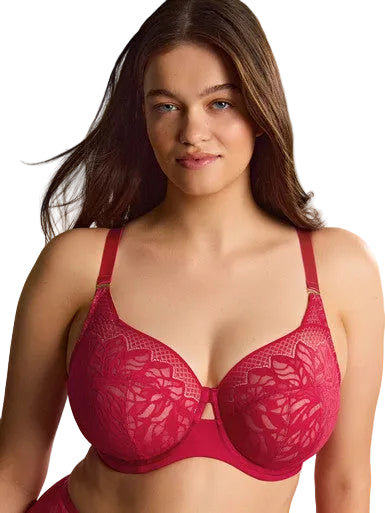 Capri Lingerie, Sleepwear & Swimwear Launceston, Tasmania Sculptresse Sophia Plunge Raspberry Bra