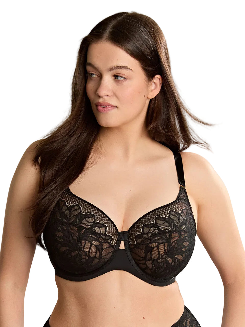 Sculptresse Sophia Black Bra