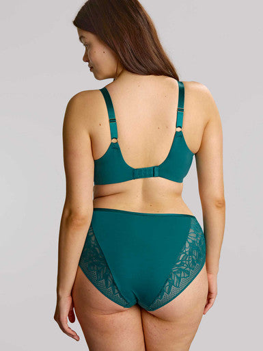 Capri Lingerie, Sleepwear & Swimwear Launceston Tasmania Sculptresse Sophia Teal Plunge Bra 4