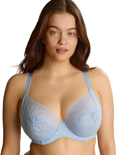 Capri Lingerie, Sleepwear & Swimwear Launceston, Tasmania Sculptresse Sophia Dusky Blue Plunge Bra