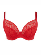 Sculptresse Sophia Plunge Red Full Cup Bra