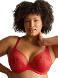 Capri Lingerie, Sleepwear & Swimwear Launceston Tasmania Sculptresse Sophia Red Plunge Full Cup Bra