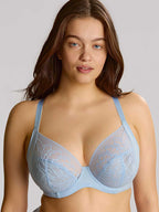 Capri Lingerie, Sleepwear & Swimwear Launceston, Tasmania Sculptresse Sophia Dusky Blue Plunge Bra