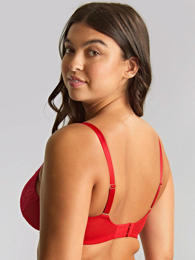 Capri Launceston Lingerie, Sleepwear & Swimwear Tasmania Panache Heidi Ruby Red Plunge Bra