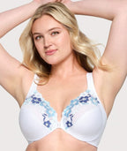 Glamorise Cotton Front Closing 1241 Wonderwire White Bra