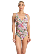 Jantzen Lilymaze Deep Vee Swimsuit