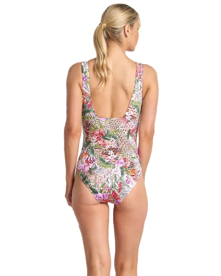 Capri Lingerie Sleepwear & Swimwear Launceston Tasmania Jantzen Lilymaze Deep Vee Swimsuit