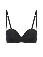 Simone Perele Essential Peau Rose / Black Plunge Strapless Bra