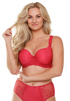 capri lingerie sleepwear & swimwear launceston tasmania Lingadore Daily Red Ribbon T-Shirt Uni Fit Bra