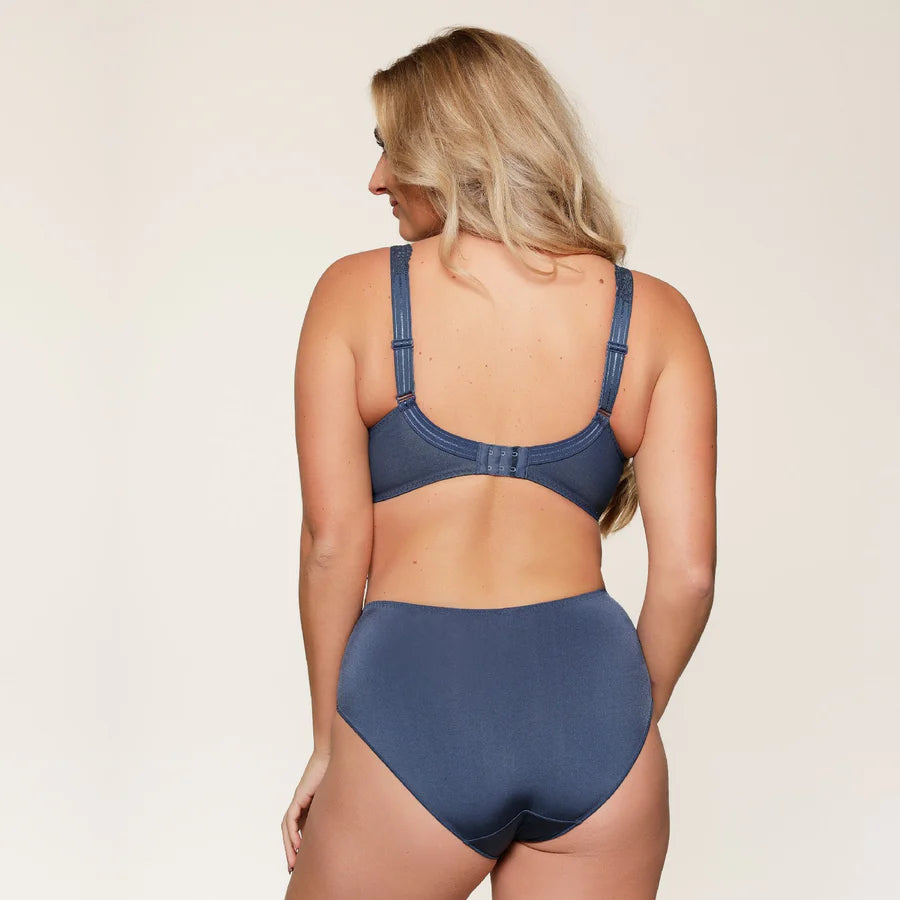 capri lingerie sleepwear & swimwear launceston tasmania Lingadore 1400-5A  Dark Denim Daily Wire Bra