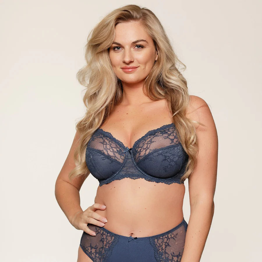 capri lingerie sleepwear & swimwear launceston tasmania Lingadore 1400-5A  Dark Denim Daily Wire Bra