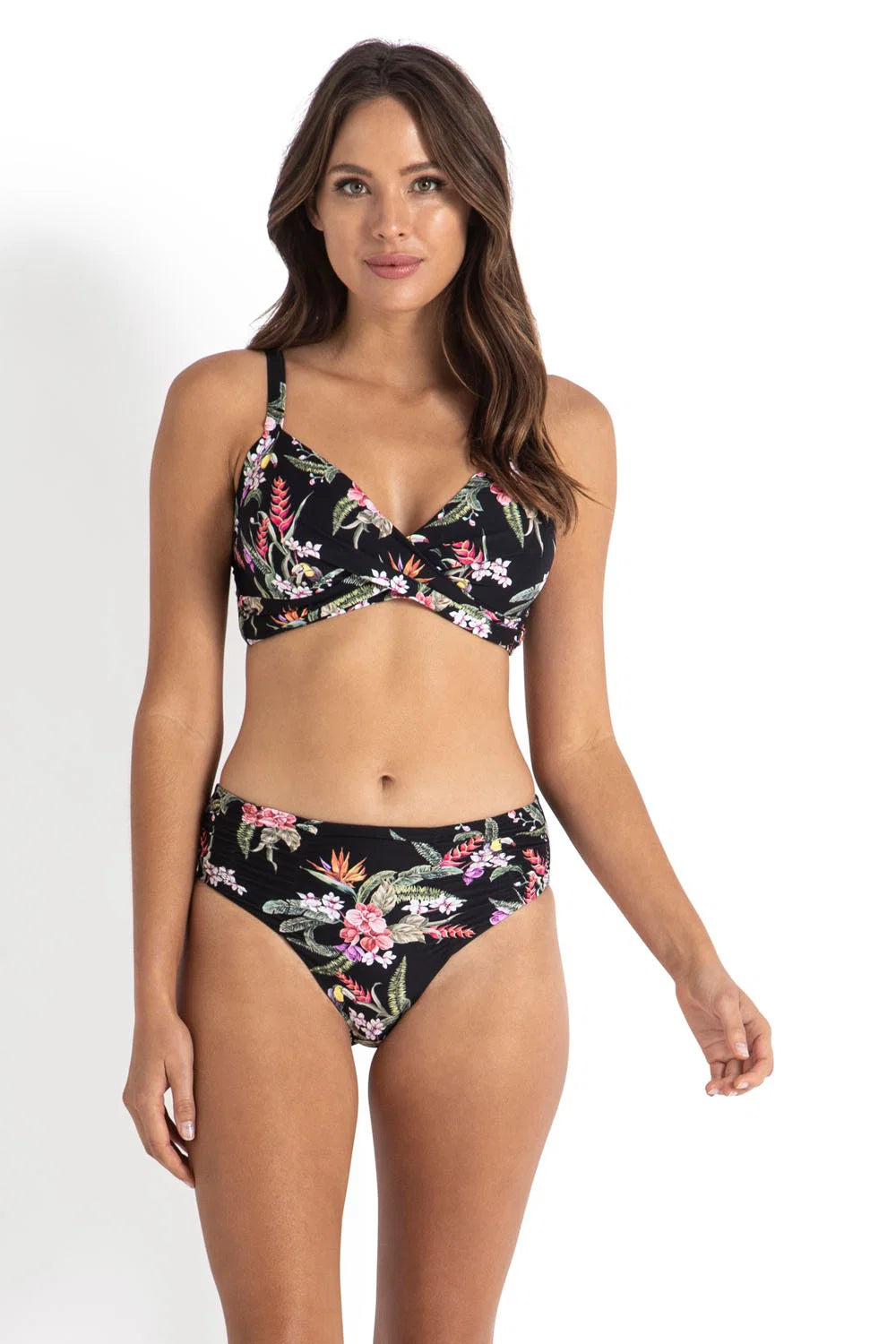 Capri Lingerie Sleepwear & Swimwear Launceston Tasmania Sunseeker Brazil Twist Front Bikini Top and Swim Brief Australia