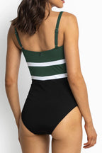Clearance Sunseeker Classic Maillot Green Swimsuit