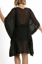 Limitless Mesh Scoop Kaftan Medium