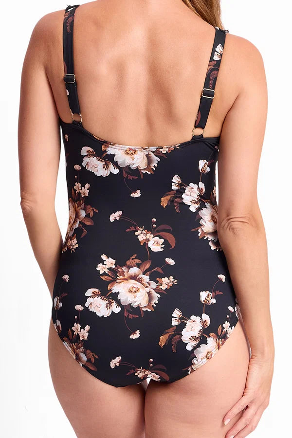 Capri Lingerie Sleepwear & Swimwear Launceston Tasmania Jantzen Hartland Mesh Frill Swimsuit