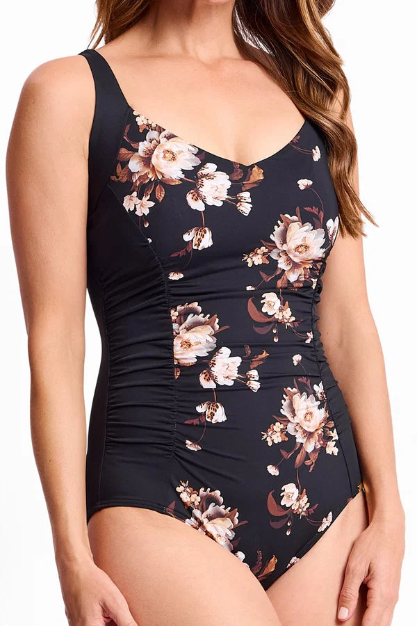 Capri Lingerie Sleepwear & Swimwear Launceston Tasmania Jantzen Hartland E/F Ruched Front Swimsuit