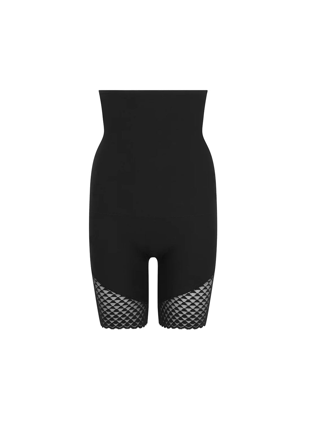 Simone Perele Subtile Black Peau Rose Shaper Short