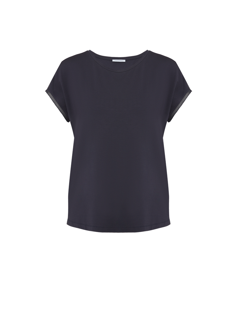 Simone Perele Aurore EcoVero Black T-shirt top