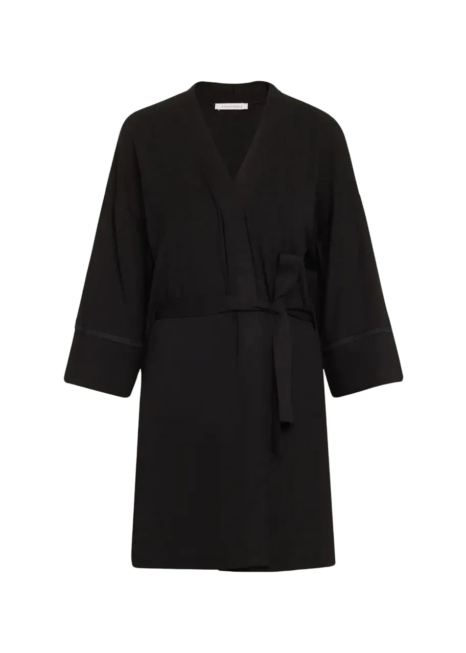 Capri Lingerie Sleepwear & Swimwear Launceston Tasmania
Simone Perele Aurore EcoVero Robe Dressing Gown Kimono Black