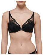 Simone Perele Intrigue Half Cup Black Bra