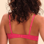 Simone Perele Pink Triangle Black / Pink / Blue Wish Bra