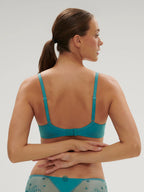 Simone Perele Delice Atoll Blue Plunge Bra