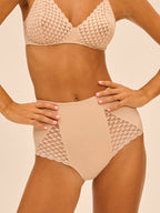 Simone Perele Subtile Black Peau Rose Shaper Brief