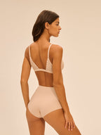 Simone Perele Subtile Black Peau Rose Shaper Brief