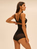Simone Perele Subtile Peau Rose/ Black High Waist Shaper Brief
