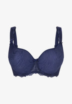 Lingadore Daily Blue / Red Ribbon T-Shirt Uni Fit Bra