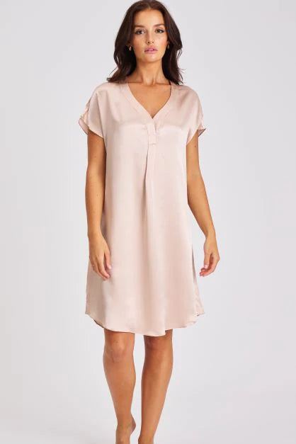 Love & Lustre Silk Sleepshirt Dusk Pink