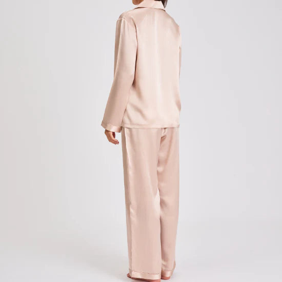 Love & Lustre Silk Pyjama Set Dusk Pink