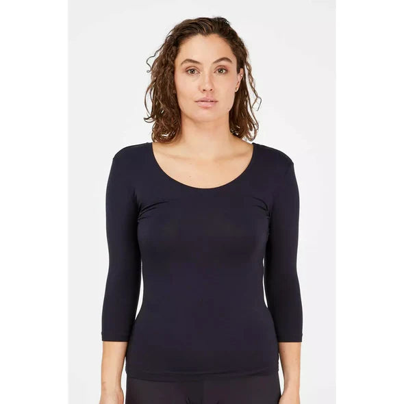 Tani 3/4 Sleeve Scoop Tee
