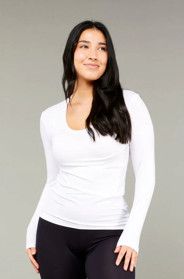 Tani Scoop Neck Long Sleeve