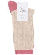 Levante Serena Crew Chai Cotton Socks
