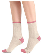 Levante Serena Crew Chai Cotton Socks