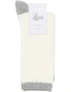 Levante Serena Crew Milk Cotton Socks