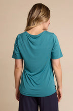 Tani Ella Peacock V-neck Tee