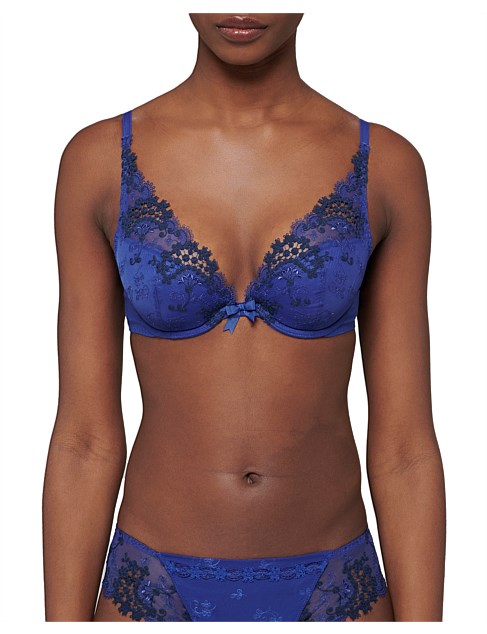 Simone Perele Pink Triangle Black / Pink / Blue Wish Bra