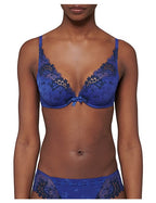 Simone Perele Pink Triangle Black / Pink / Blue Wish Bra