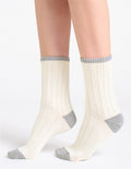 Levante Serena Crew Milk Cotton Socks