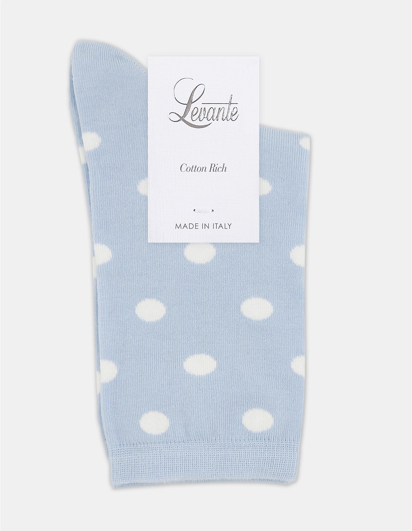 Levante Gigi Spot Crew Capri Cotton Socks