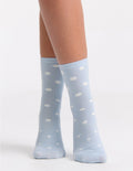 Levante Gigi Spot Crew Capri Cotton Socks